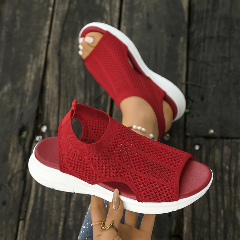 Women's Breathable Mesh Open-Toe Sandals