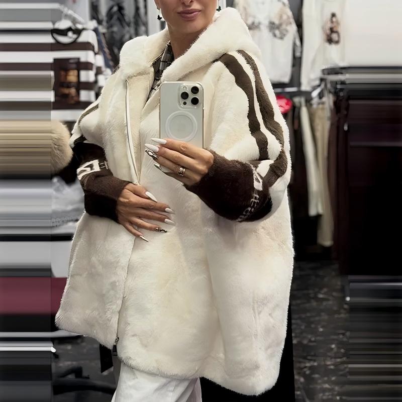Women's Casual Hooded Zip-Up Coat