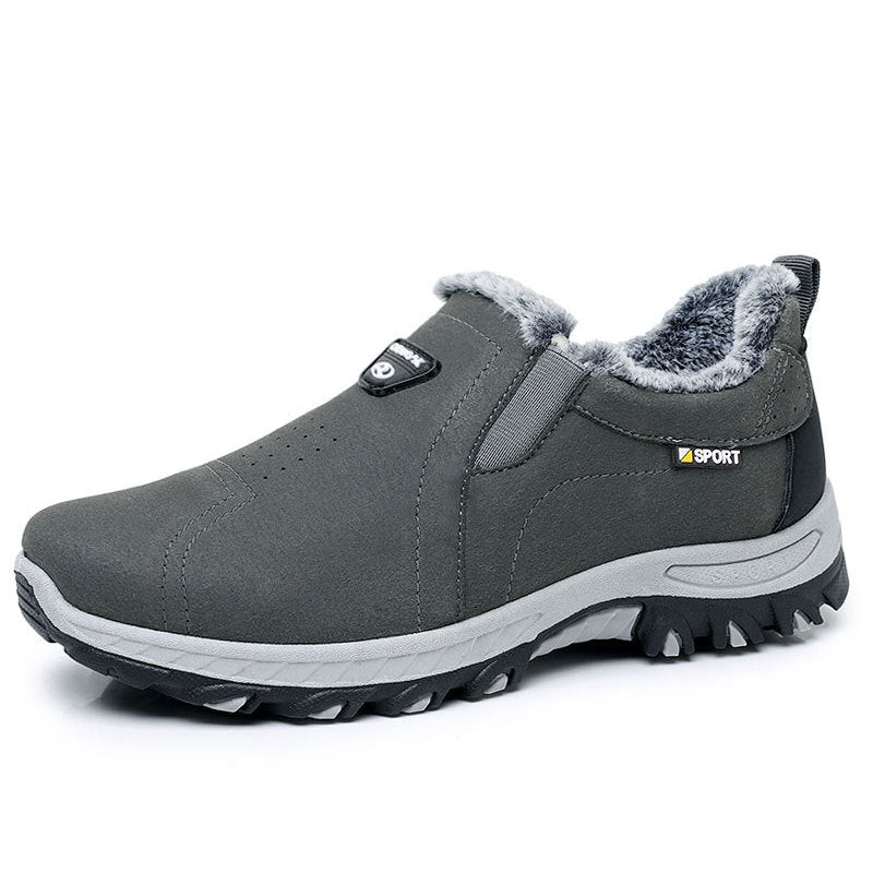 Men's Warm-Lined Slip-On Snow Boots