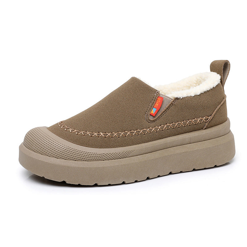 Women's Warm-Lined Slip-On Shoes