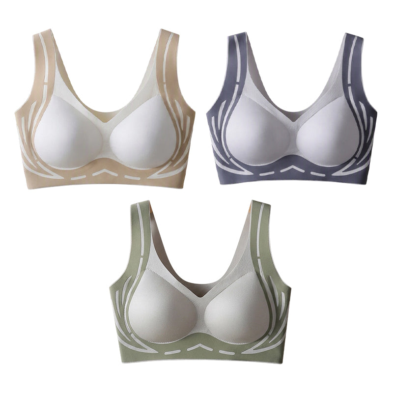 Women's Seamless Wireless Push-Up Bra