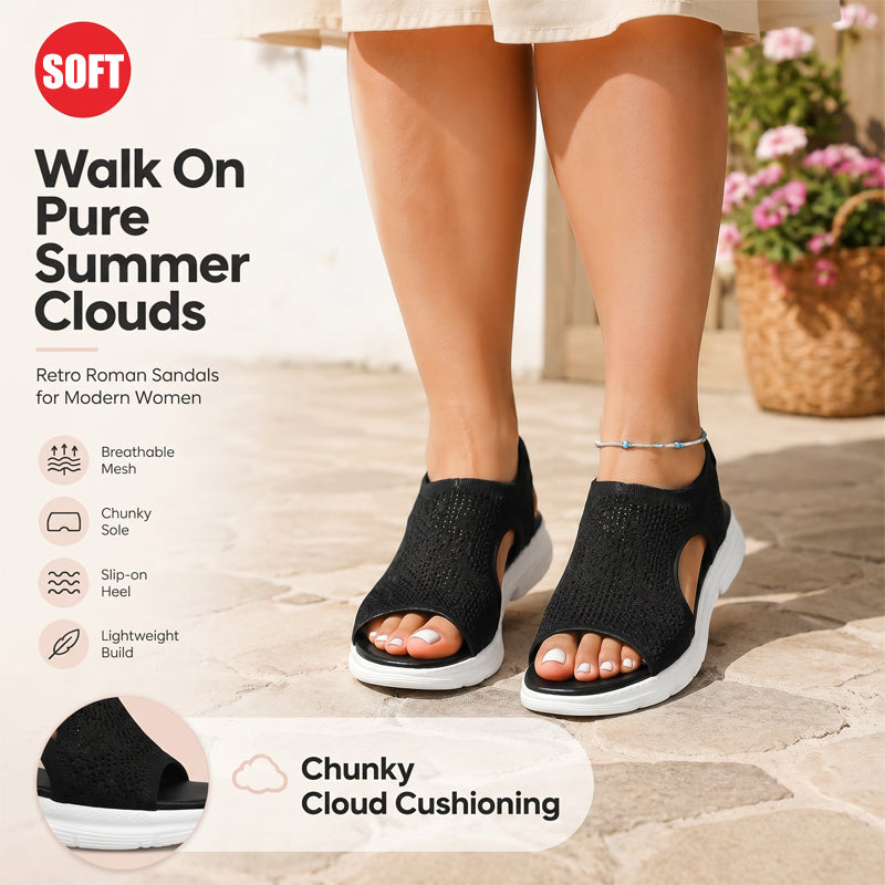 Women's Breathable Mesh Open-Toe Sandals