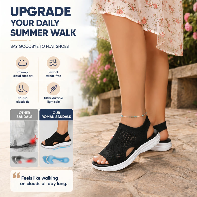 Women's Breathable Mesh Open-Toe Sandals