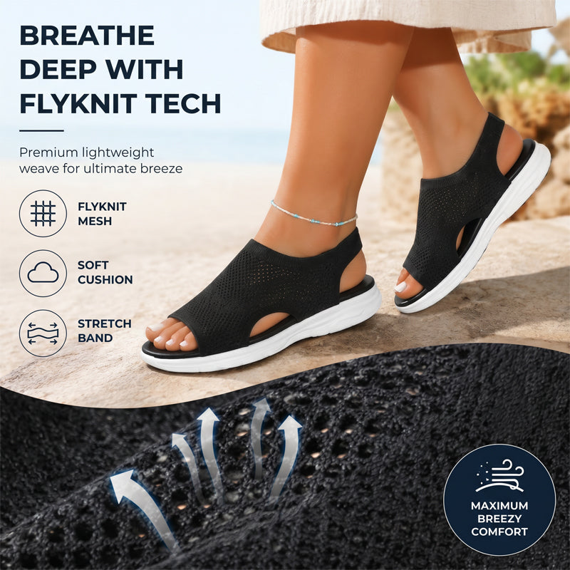 Women's Breathable Mesh Open-Toe Sandals