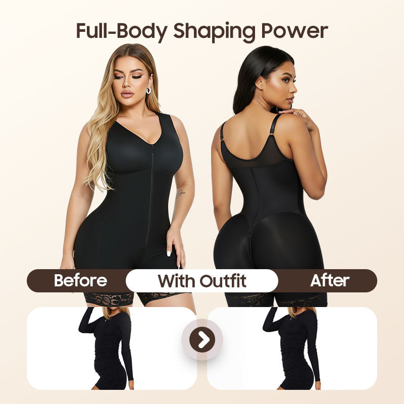 ✨ Women's Shaping Bodysuit – Tummy Control & Booty Lifting Design, Wear as Top or Shapewear, Perfect for Jeans, Skirts & High-Waisted Bottoms