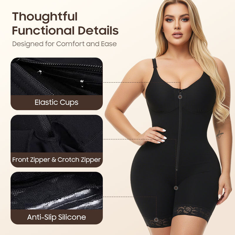 ✨ Women's Shaping Bodysuit – Tummy Control & Booty Lifting Design, Wear as Top or Shapewear, Perfect for Jeans, Skirts & High-Waisted Bottoms