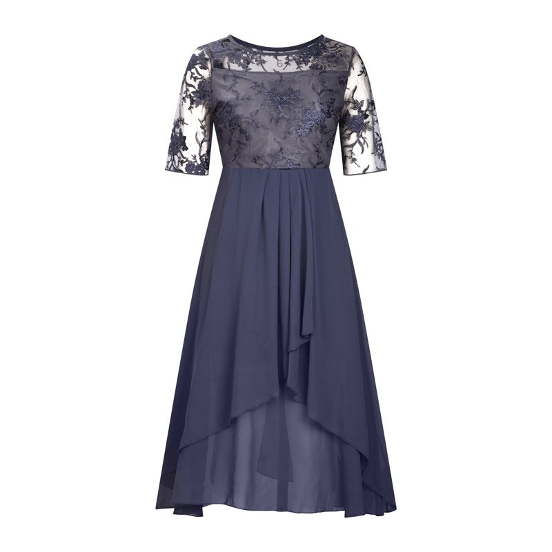 💖NEW ARRIVAL LIMITED TIME OFFER💖 Elegant Embroidered Cocktail Flowy Dress