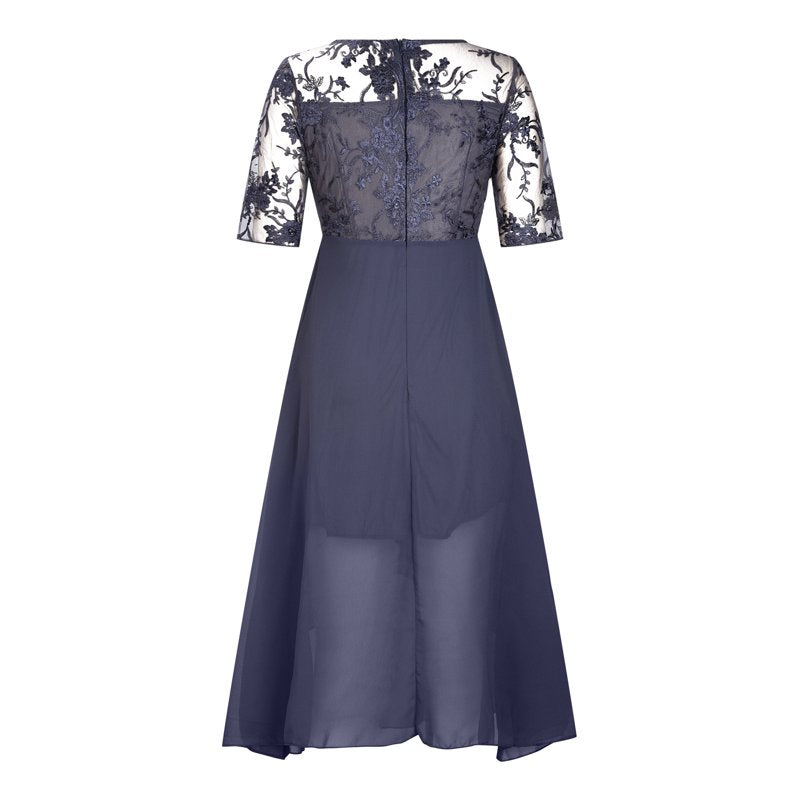 💖NEW ARRIVAL LIMITED TIME OFFER💖 Elegant Embroidered Cocktail Flowy Dress