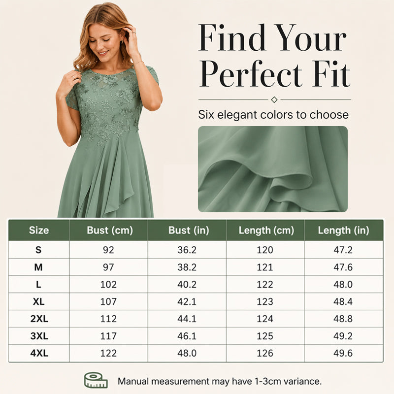 Women's Elegant Sequin Floral Print Chiffon Dress