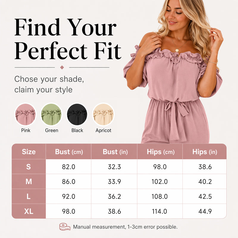 Women's Off-Shoulder Lace Overlay Jumpsuit