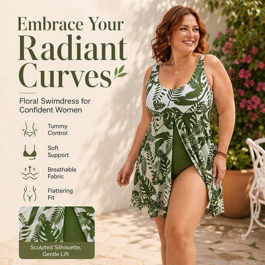 Women's Plus Size Swimdress Bikini