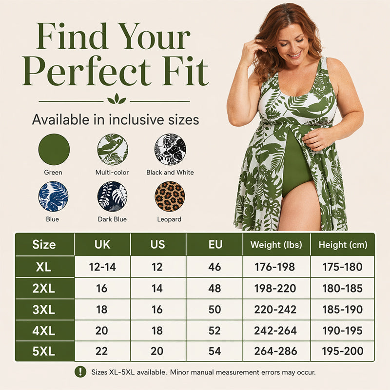 Women's Plus Size Swimdress Bikini