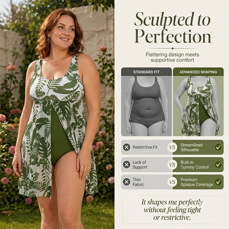 Women's Plus Size Swimdress Bikini