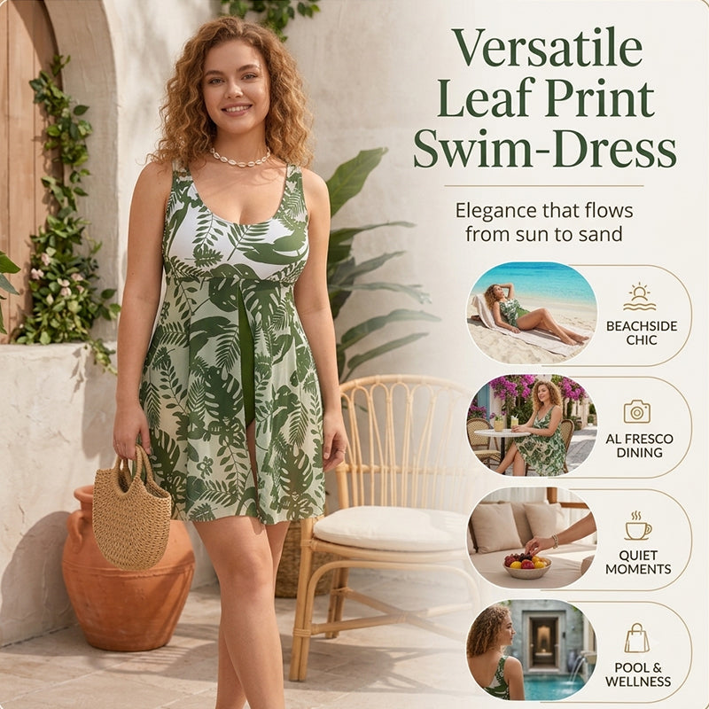 Women's Plus Size Swimdress Bikini