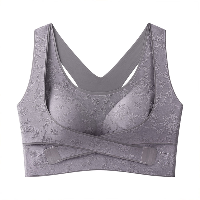 Women's Jacquard Crisscross Sports Bra