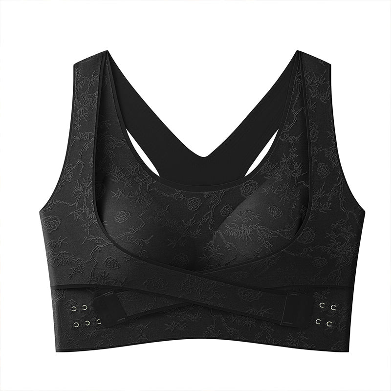 Women's Jacquard Crisscross Sports Bra