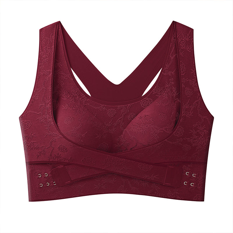 Women's Jacquard Crisscross Sports Bra