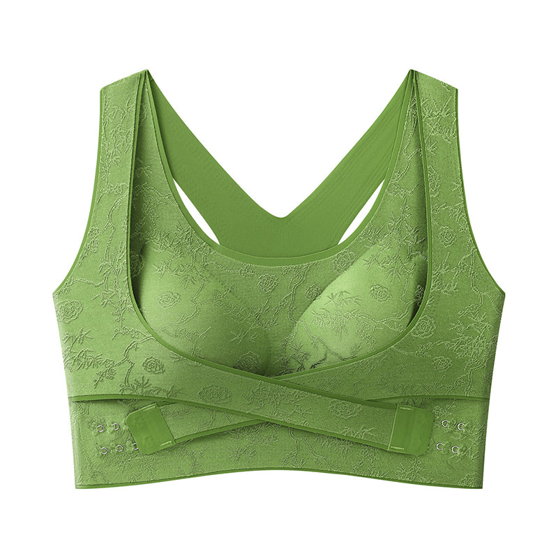 Women's Jacquard Crisscross Sports Bra