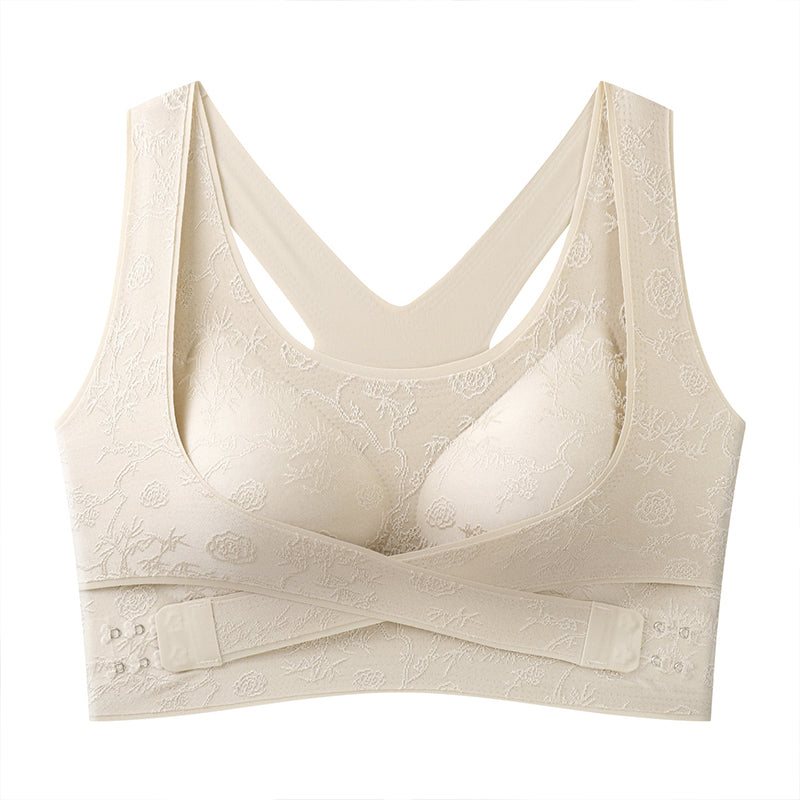 Women's Jacquard Crisscross Sports Bra