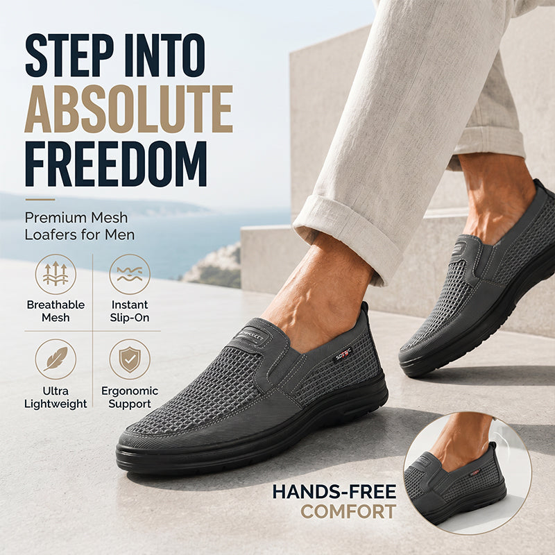 Men's Breathable Mesh Slip-On Shoes