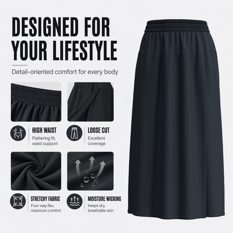 Women's Loose Breathable Athletic Skort