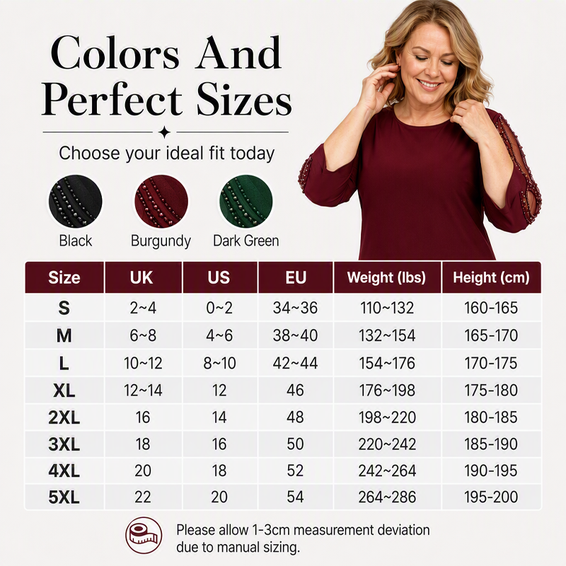 Women's Elegant Rhinestone Dress with Mesh Sleeves