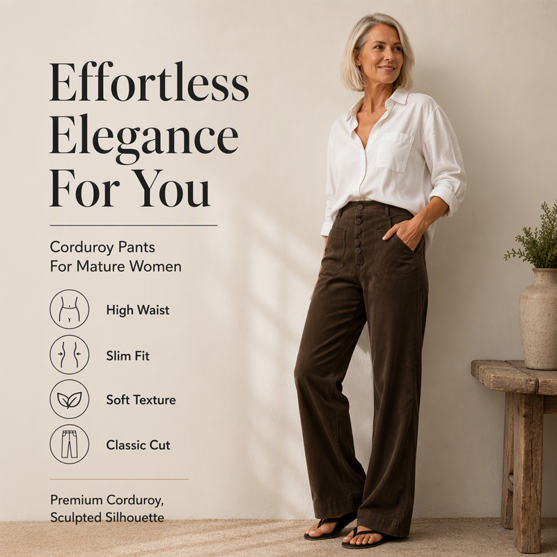 Women's Corduroy Wide Leg Pants