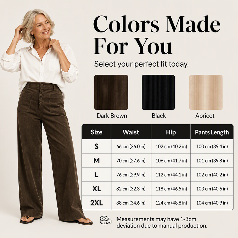 Women's Corduroy Wide Leg Pants