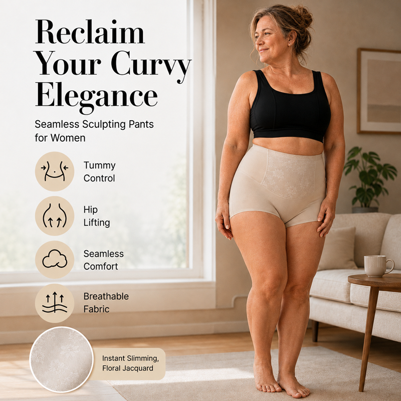 Women's Seamless High-Waisted Shaping Panties