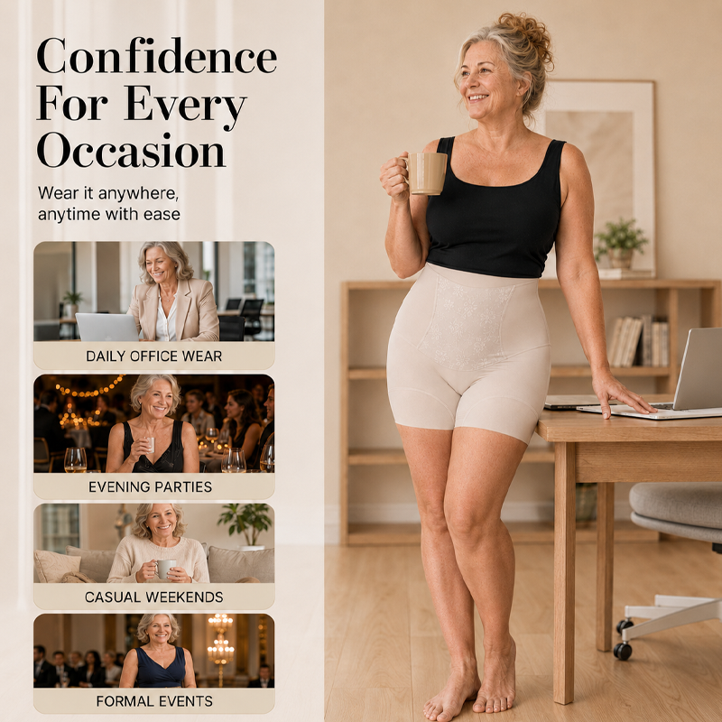 Women's Seamless High-Waisted Shaping Panties