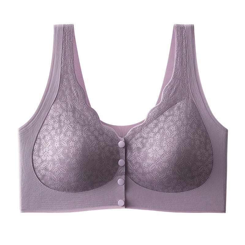 Front Closure Wire-Free Bra for Women