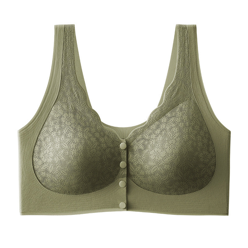 Front Closure Wire-Free Bra for Women