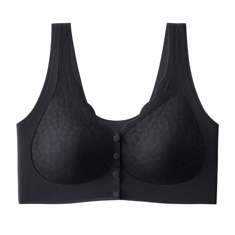 Front Closure Wire-Free Bra for Women