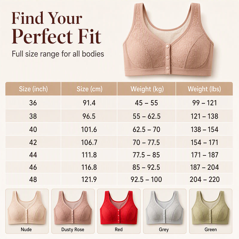 Women’s Wireless Front Closure Bra