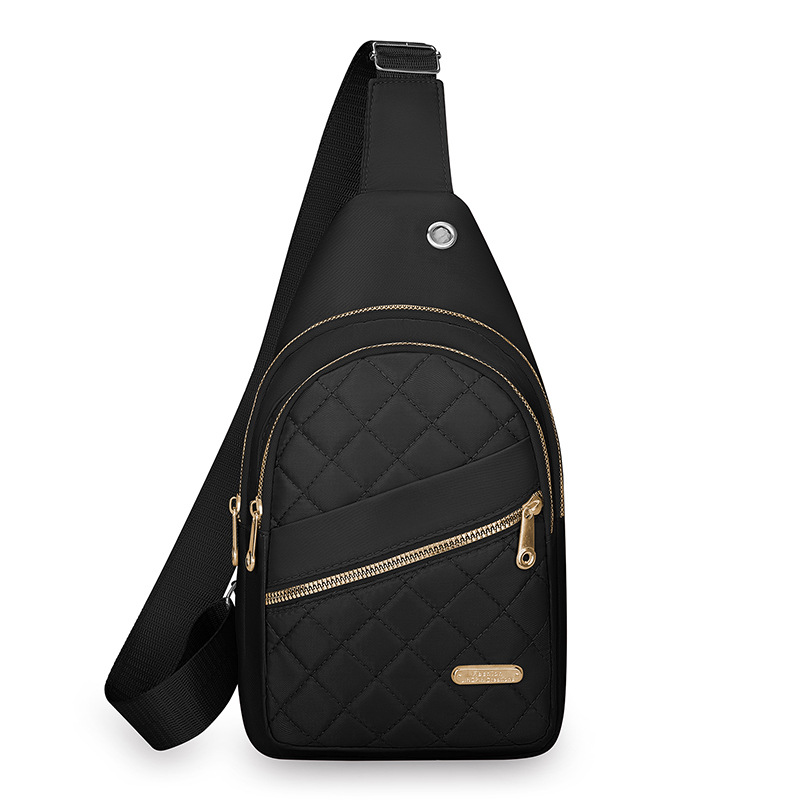 Lightweight Quilted Crossbody Sling Bag