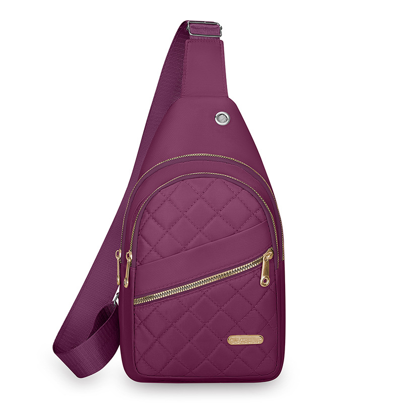 Lightweight Quilted Crossbody Sling Bag