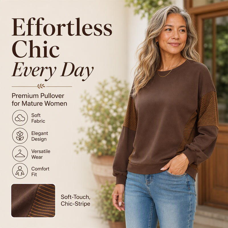 Women's Crewneck Casual Long Sleeve Sweatshirt