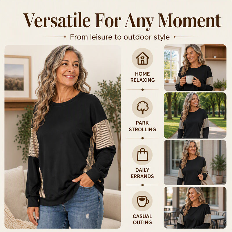 Women's Crewneck Casual Long Sleeve Sweatshirt