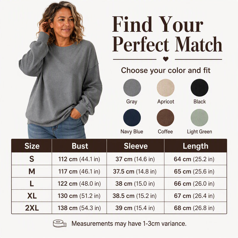 Women's Crewneck Casual Long Sleeve Sweatshirt