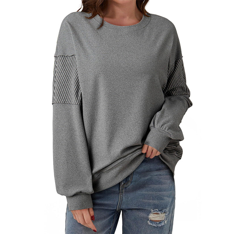 Women's Crewneck Casual Long Sleeve Sweatshirt