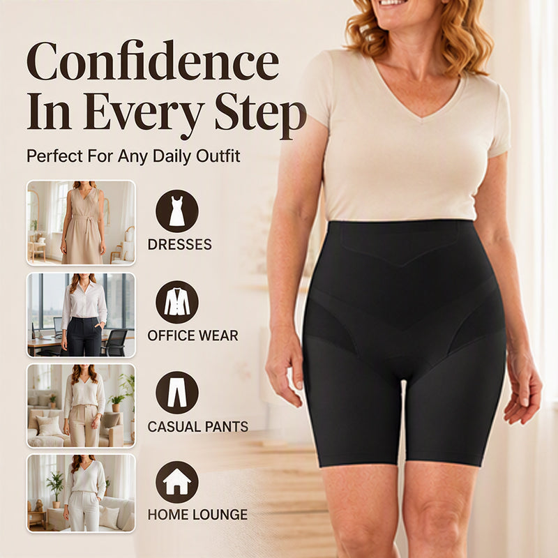Women's Seamless High-Waist Tummy Control Boyshorts