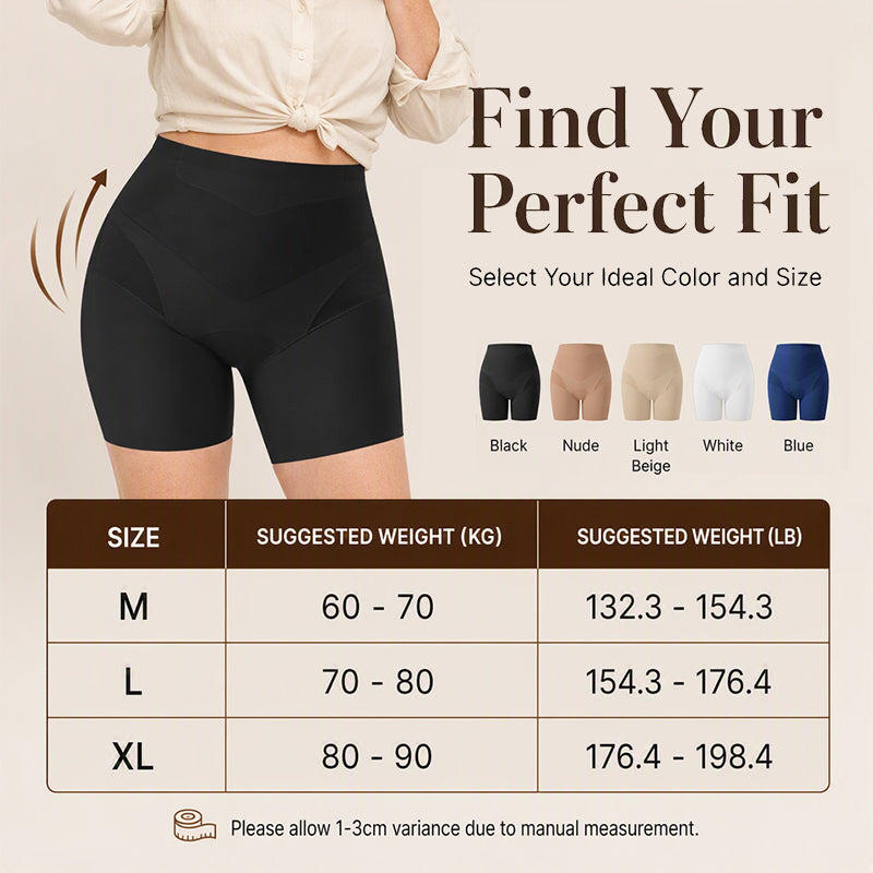 Women's Seamless High-Waist Tummy Control Boyshorts