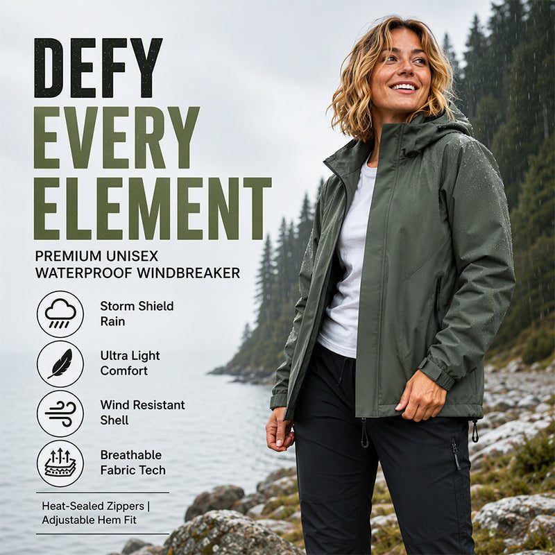 Unisex Waterproof Windproof Outdoor Jacket