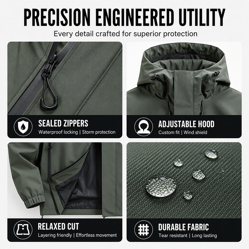 Unisex Waterproof Windproof Outdoor Jacket