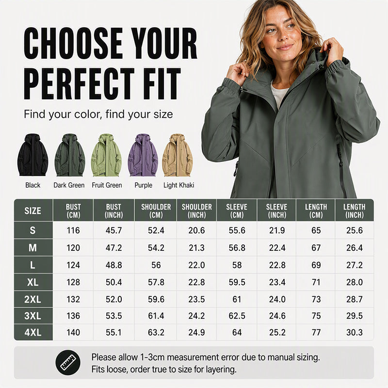 Unisex Waterproof Windproof Outdoor Jacket