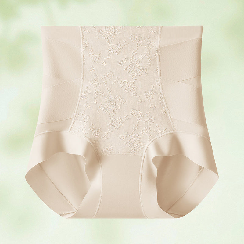 Women's Jacquard High-Waist Tummy Control Panties