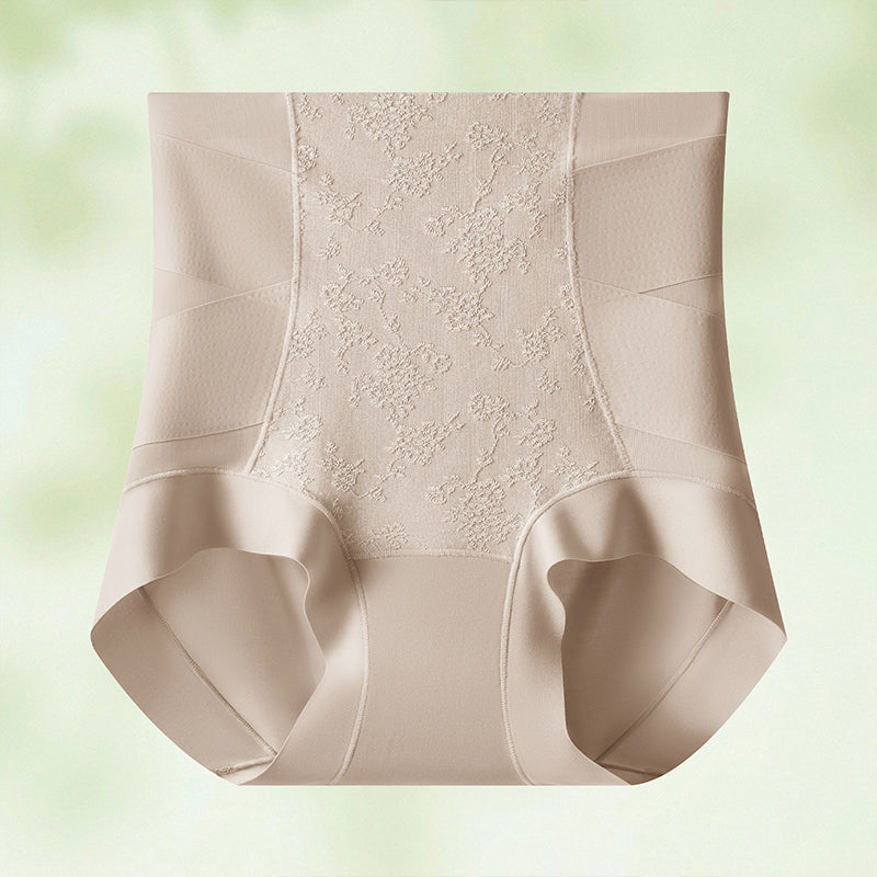 Women's Jacquard High-Waist Tummy Control Panties