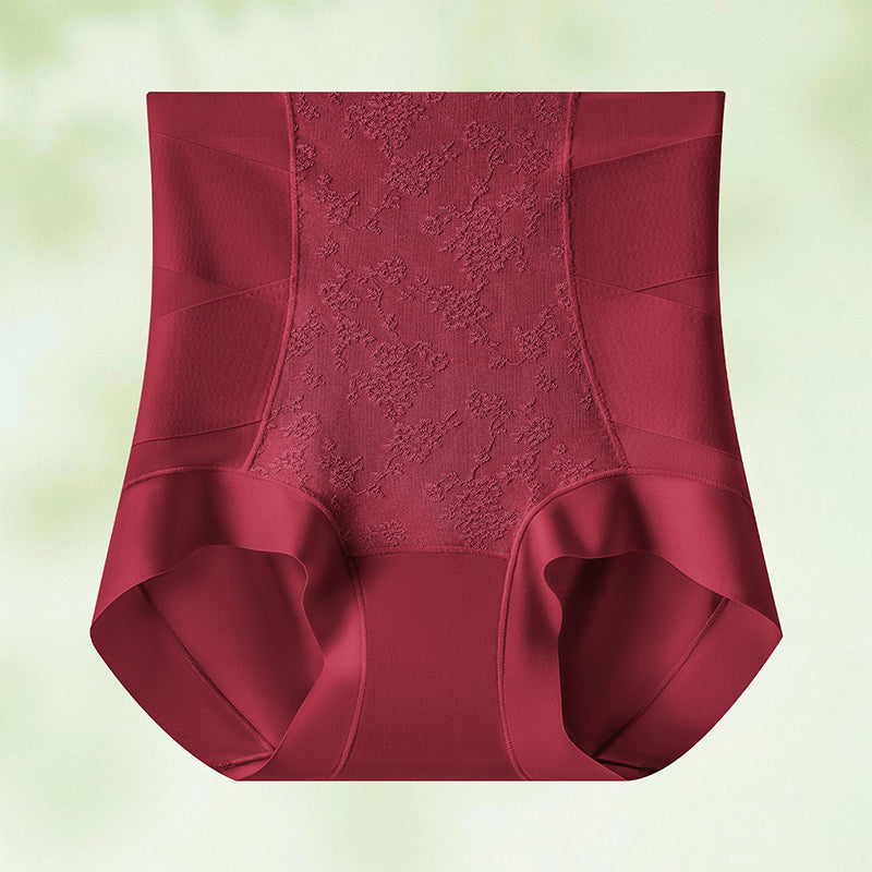 Women's Jacquard High-Waist Tummy Control Panties
