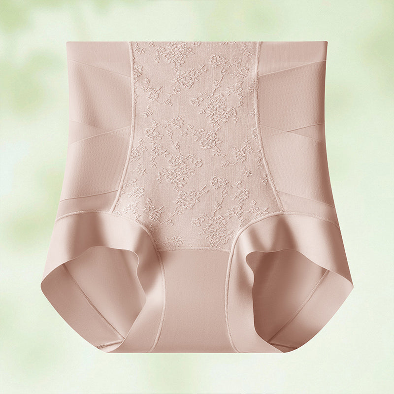 Women's Jacquard High-Waist Tummy Control Panties