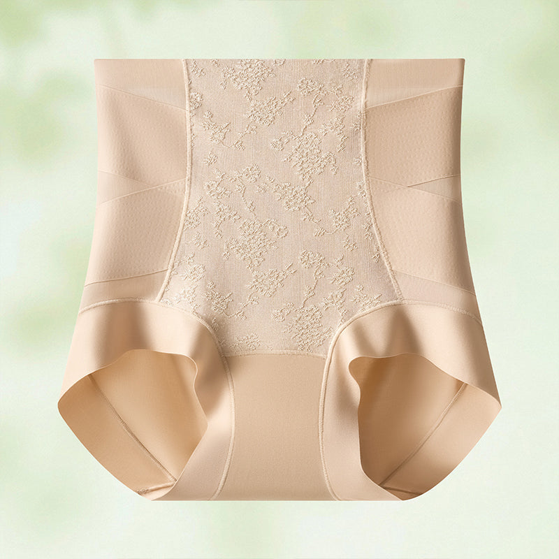 Women's Jacquard High-Waist Tummy Control Panties